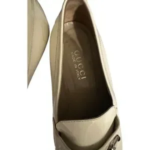 Gucci | Shoes | Authentic Vintage Gucci White Loafers In  display picture 3